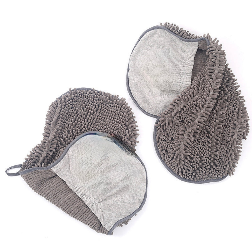 Asciuga facilmente e in profondità grazie al controllo extra delle mani.