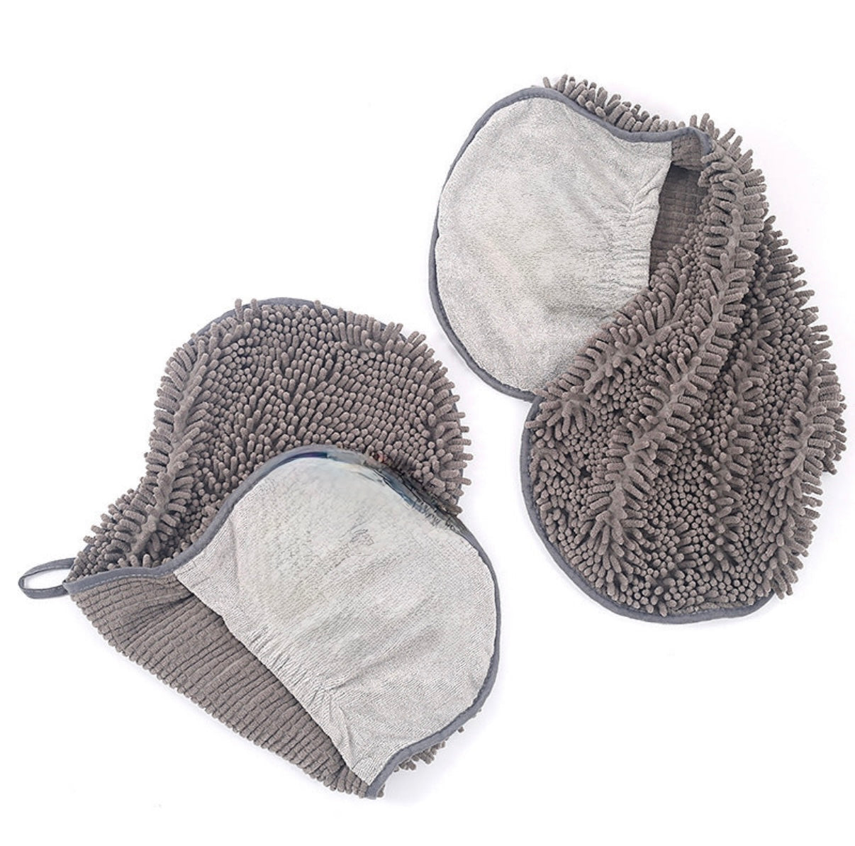 Asciuga facilmente e in profondità grazie al controllo extra delle mani.