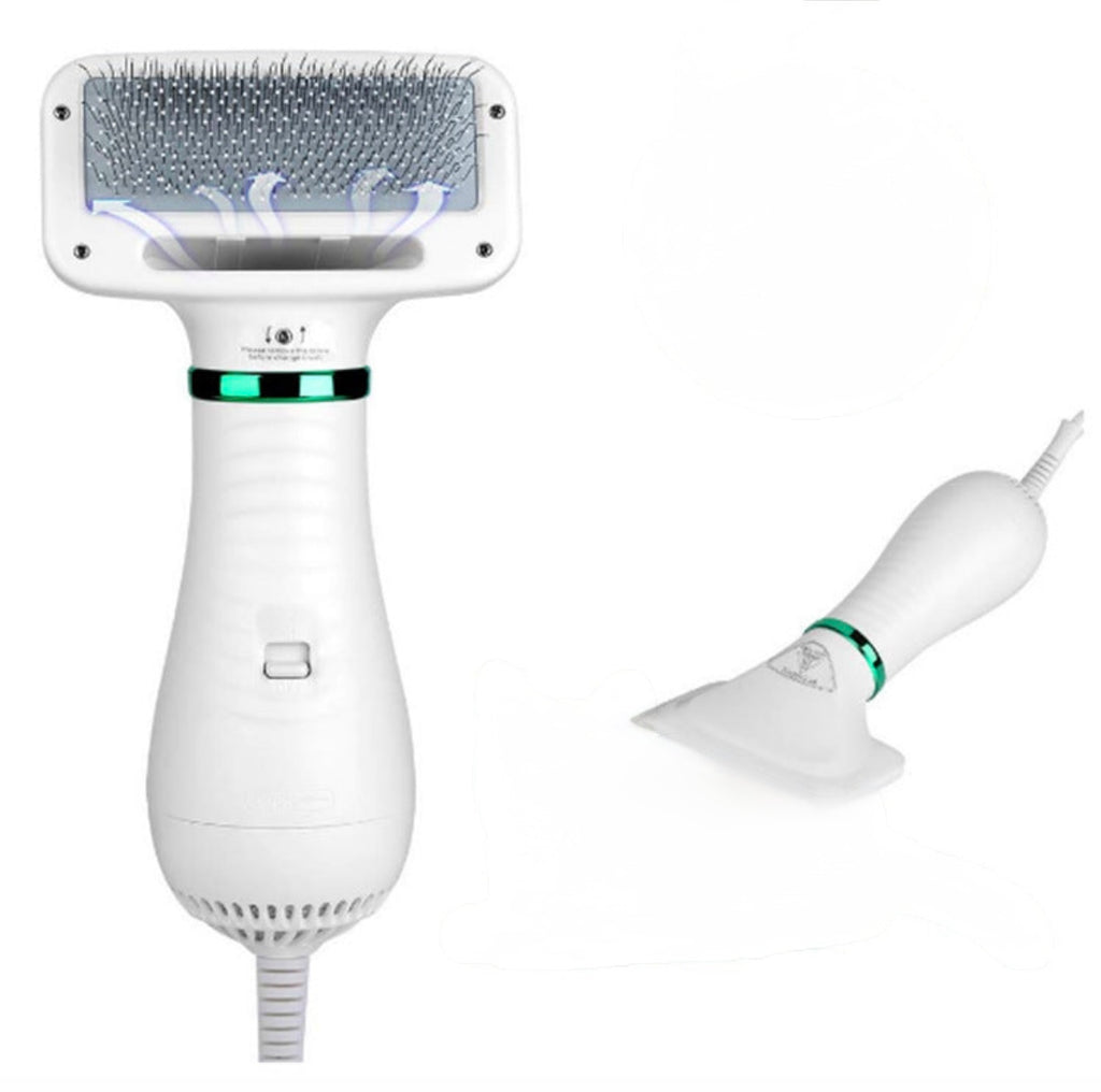 Pettine + Asciugacapelli 2in1, maneggevole e pratico