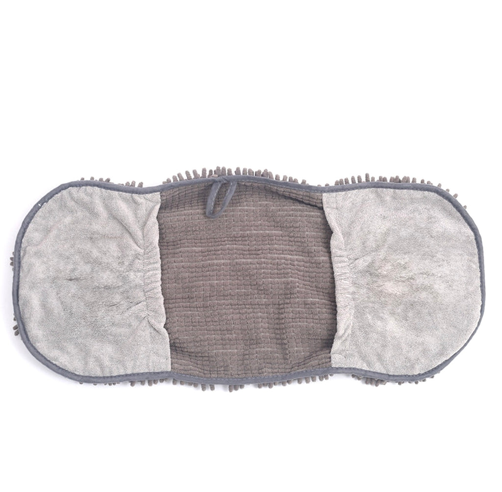 Asciuga facilmente e in profondità grazie al controllo extra delle mani.