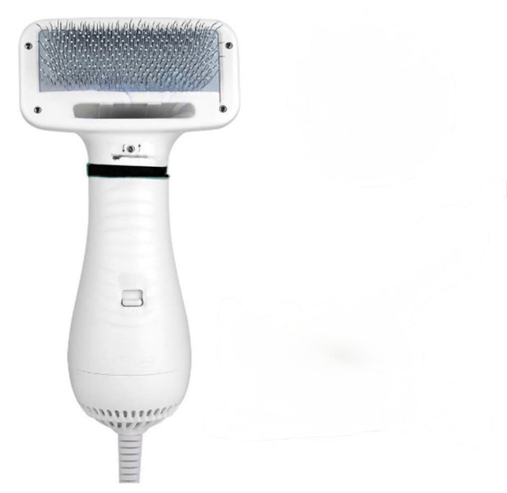 Pettine + Asciugacapelli 2in1, maneggevole e pratico